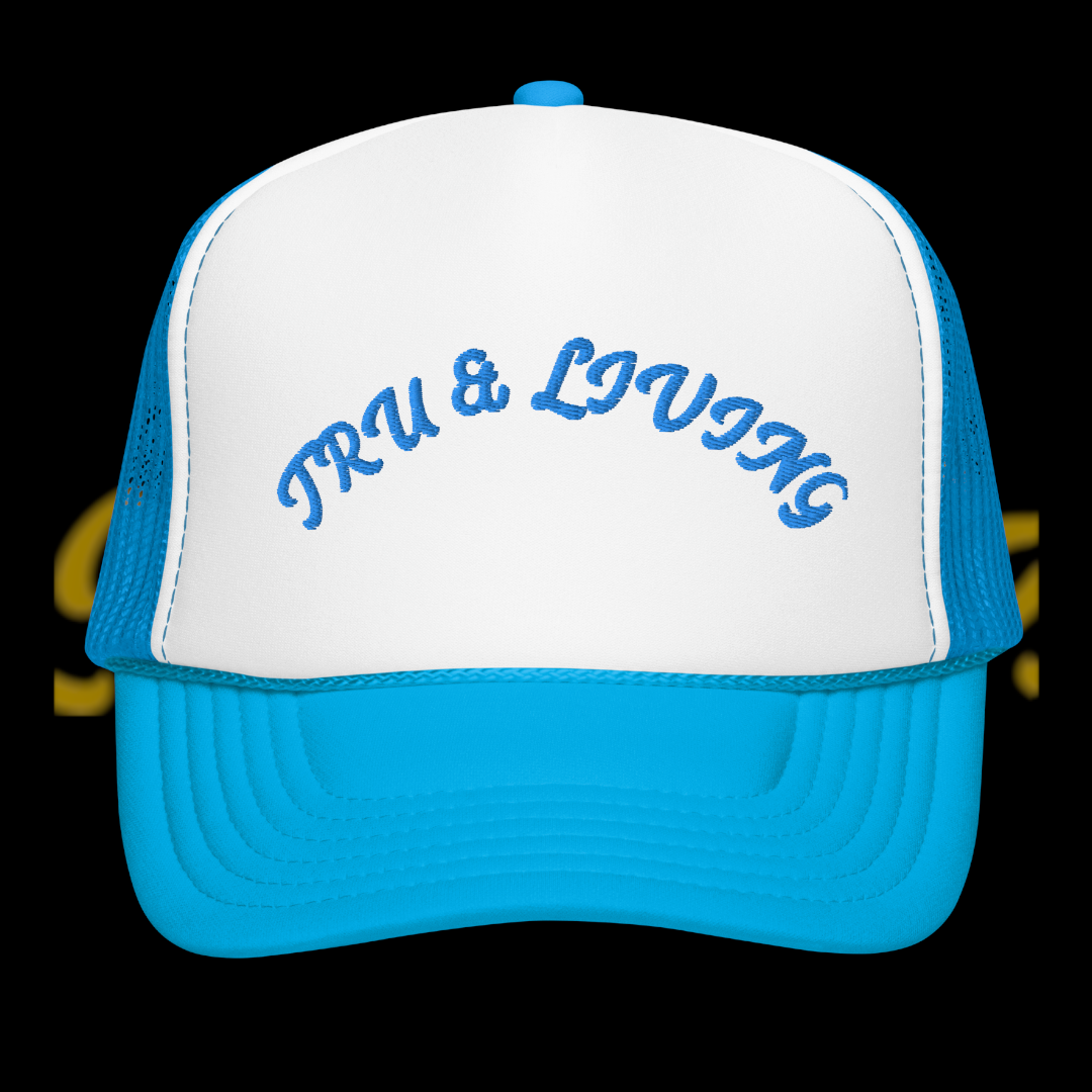 TRU & LIVING "CLEAR BLUE" trucker hat