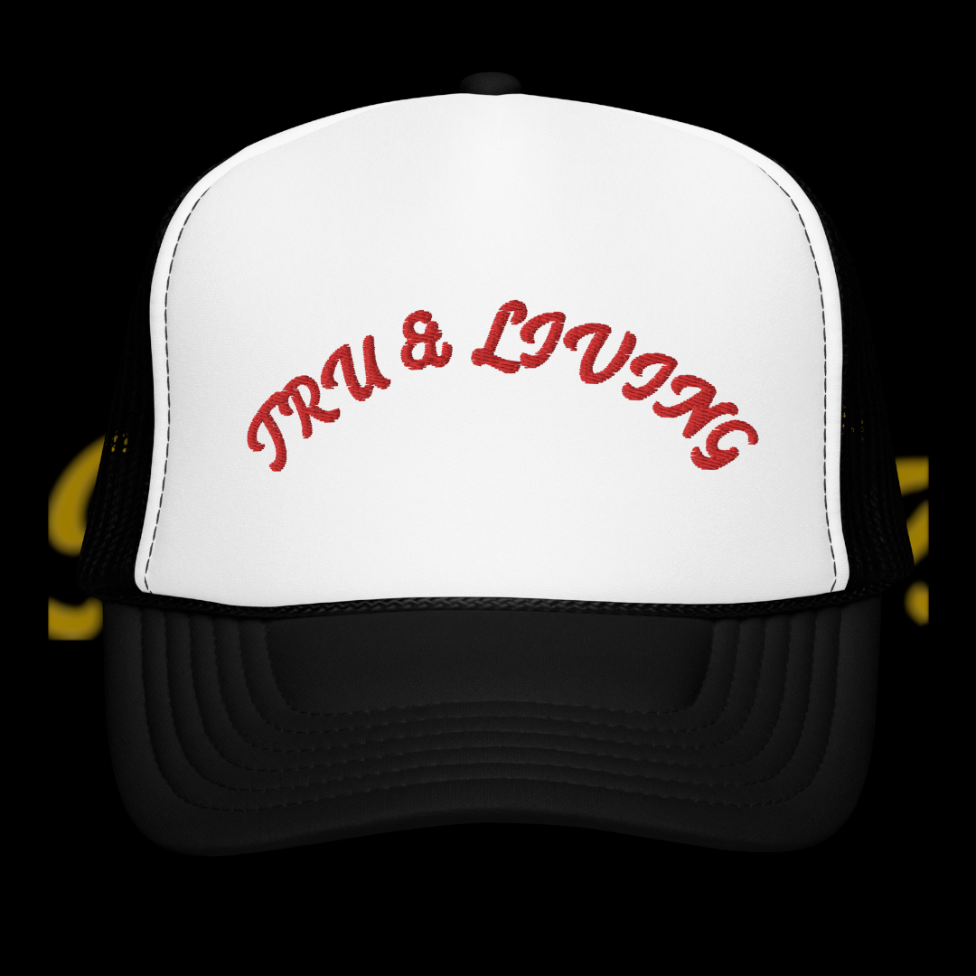 TRU & LIVING "Righteous Red" trucker hat