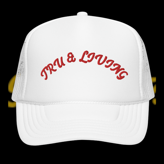 TRU & LIVING "Righteous Red" trucker hat